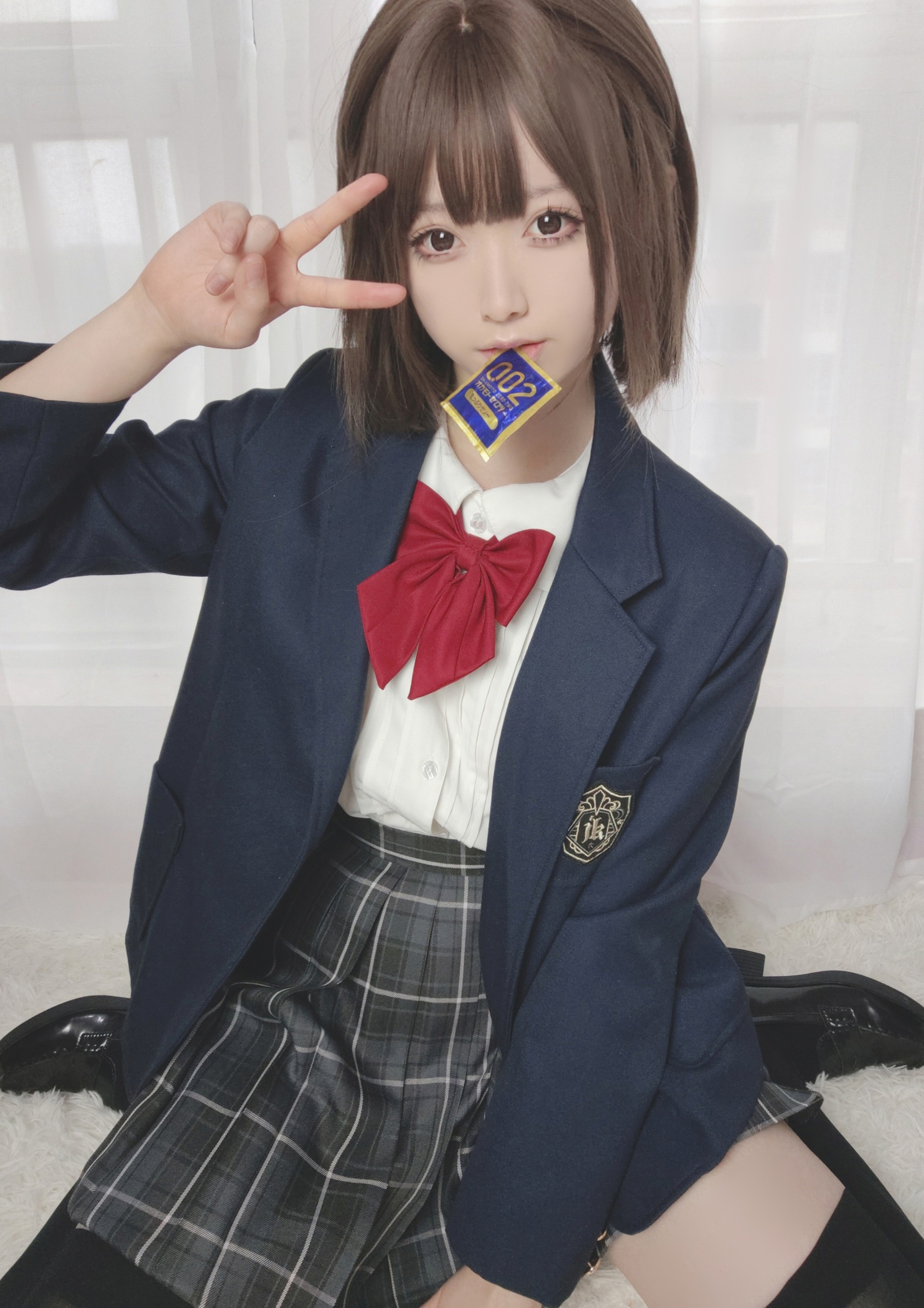 图片[1]-Asagiriai（愛ちゃん） – NO.025 制服自拍 [21P]-XikXak